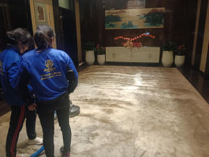 南京你好酒店清洗地毯 清洁沙发 大理石翻新抛光 瓷砖防滑项目由南京伊洁特斯公司完成