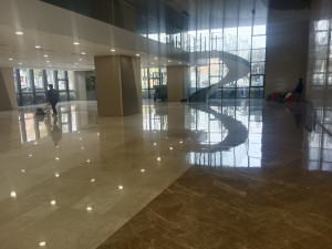 江苏开放大学办公楼大理石翻新 大理石抛光 大理石防护项目由南京伊洁特斯环境科技公司完成