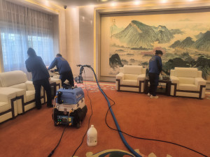 南京博物院高端无刷地毯清洗养护项目由南京伊洁特斯环境科技有限公司完成